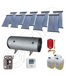 Solariss Iunona colectoare solare cu tuburi vidate, Set panouri solare pentru apa calda si caldura, Pachet panouri solare import China cu tuburi vidate si boiler SIU 10x10-750.2BMH