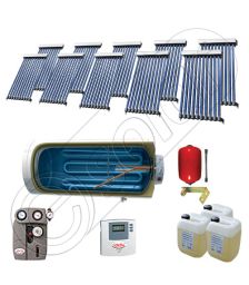 Solariss Iunona colectoare solare cu tuburi vidate, Set panouri solare pentru apa calda si caldura, Pachet panouri solare import China cu tuburi vidate si boiler SIU 10x10-800.1BMH