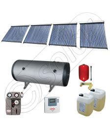 Colectoare solare cu tuburi vidate import China, Seturi colectoare solare si boiler SIU 4x22-750.2BMH, Instalatii vidate presurizate cu boiler solar