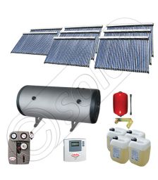 Set panouri solare si boiler pentru apa calda SIU 8x30-2000.2BMH, Pachet colectoare solare cu boiler solar, Instalatii solare cu tuburi vidate fabricate in China