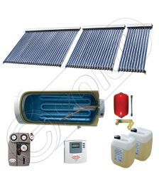 Boiler cu o serpentina si panou solar ieftin pentru apa calda, Panou solar china Solariss Iunona, Colectoare solare cu boiler monovalent de 500 litri