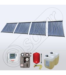 Colectoare solare apa menajera SIU 4x22, Pachet cu panouri solare cu tuburi vidate, Panouri solare apa calda menajera