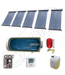 Boiler cu o serpentina si panou solar ieftin pentru apa calda, Panou solar china Solariss Iunona, Colectoare solare cu boiler monovalent de 500 litri