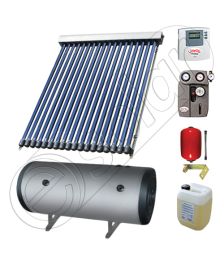Set boiler cu doua serpentine si panouri solare ieftine, Instalatii panouri solare Solariss Iunona, Pachet cu panou solar apa calda tot anul