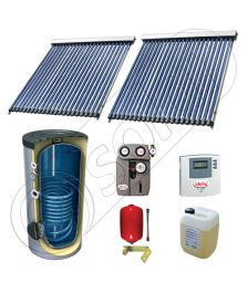 Panou solar ieftin cu tuburi vidate si boiler cu o serpentina, Panou solar china Solariss Iunona, Panouri solare China cu boiler monovalent de 500 litri