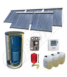 Pachet SIU 5x22-1000.1BM panouri solare cu tuburi vidate cu boiler, Pachete panouri solare cu tuburi vidate, Panouri solare cu tuburi vidate la set cu boiler