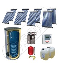 Panouri solare import China cu boiler SIU 8x10-1000.1BM, Solariss Iunona pachet panouri solare si boiler 1000 litri, Seturi panouri solare cu tuburi vidate si boiler 1000 litri