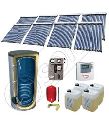 Panouri solare import China cu boiler SIU 8x18-1500.1BM, Solariss Iunona pachet panouri solare si boiler 1500 litri, Seturi panouri solare cu tuburi vidate si boiler 1500 litri