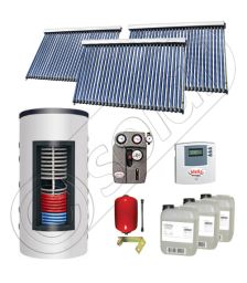 Set colectoare solare cu tuburi vidate fabricate in China, Pachete panouri solare si boiler instant SIU 3x30-1000.66.2BI, Seturi colectoare solare cu boiler instant 1000 litri