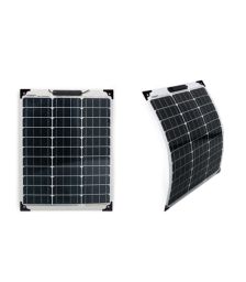 Panou fotovoltaic monocristalin flexibil 50W 12V cu randament ridicat si greutate redusa, potrivit pentru instalatii solare de mici dimensiuni precum cele pentru barci, rulote si autorulote pret ieftin