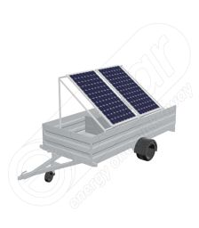 Remorca solara fotovoltaica mobila IDELLA Mobile Energy IME 2 pentru aplicatii agricole sau santiere temporare