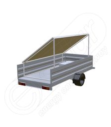 Remorca solara generator fotovoltaic mobil IDELLA Mobile Energy IME 3, cu trei panouri solare IDELLA Power Poly IPP 550W pentru aplicatii agricole sau santiere temporare