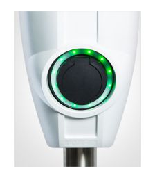 Statii electrice de incarcare 3.7 – 22kW, cu doua prize Type 2, pentru masini electrice si hibride, ce pot fi montate pe perete sau pe un picior metalic vertical, cu acces prin card RFID sau aplicatie mobila pret ieftin 5