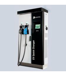 Statii de incarcare rapida pentru masini hibride si electrice 50kW DC cu afisaj TFT si cititor card RFID, pentru incarcarea cu usurinta a oricarui model de vehicul pret ieftin 4