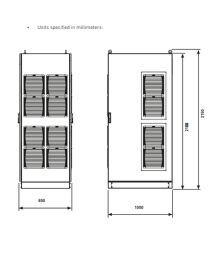 Statie electrica de incarcare rapida 150kW DC pentru masini hibride si electrice cu display touchscreen HDMI 8 " TFT si doua cabluri CHAdeMO si CCS2 pret ieftin 5