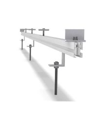 Structura de prindere cu tija pentru 4 panouri fotovoltaice 1650/2000 x 1000 (35-50 mm), usor de instalat, cu posibilitate de extindere pret ieftin 3