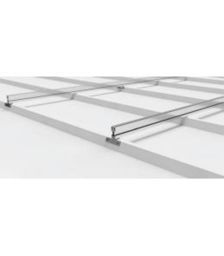 Structura robusta din aluminiu pentru prinderea unui panou fotovoltaic dispus pe orizontala cu sistem de prindere pe acoperisurile din tabla cutata pret ieftin 2