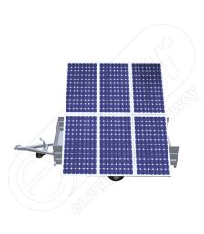 Remorca solara generator fotovoltaic mobil IDELLA Mobile Energy IME 6, pentru aplicatii agricole sau santiere temporare, cu 6 module solare de inalta calitate IDELLA Power Poly IPP 550W