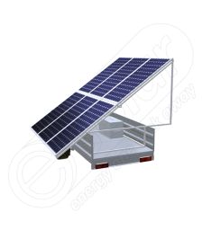 Remorca solara generator fotovoltaic mobil IDELLA Mobile Energy IME 6, pentru aplicatii agricole sau santiere temporare, cu 6 module solare de inalta calitate IDELLA Power Poly IPP 550W