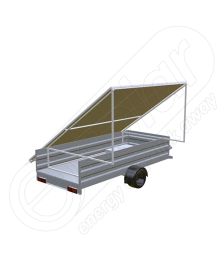 Remorca solara generator fotovoltaic mobil IDELLA Mobile Energy IME 6, pentru aplicatii agricole sau santiere temporare, cu 6 module solare de inalta calitate IDELLA Power Poly IPP 550W