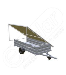 Remorca solara generator fotovoltaic mobil IDELLA Mobile Energy IME 6, pentru aplicatii agricole sau santiere temporare, cu 6 module solare de inalta calitate IDELLA Power Poly IPP 550W