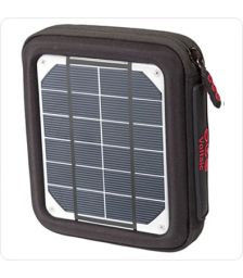 Incarca electronice portabile. Puterea este de 4W si bateria de 3000 mAh.