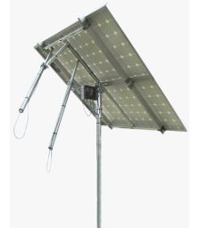 Tracker solar cu structura din profil cu dublu ax, tracker suport pentru panouri fotovoltaice, sisteme solare fotovoltaice