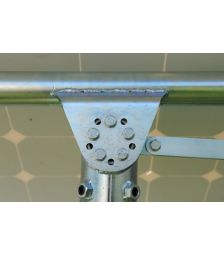 Tracker solar cu structura din profil cu dublu ax, tracker suport pentru panouri fotovoltaice, sisteme solare fotovoltaice