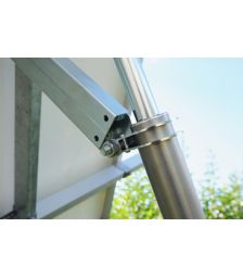 Tracker solar cu structura din profil cu dublu ax, tracker suport pentru panouri fotovoltaice, sisteme solare fotovoltaice