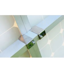 Tracker solar cu structura din profil cu dublu ax, tracker suport pentru panouri fotovoltaice, sisteme solare fotovoltaice