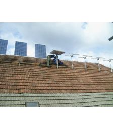 Tracker solar cu structura din profile cu un ax, instalatii solare fotovoltaice tracker, sisteme solare fotovoltaice