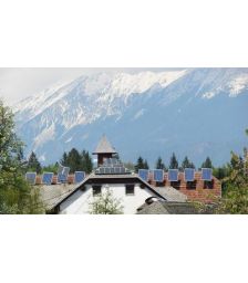 Tracker solar cu structura din profile cu un ax, instalatii solare fotovoltaice tracker, sisteme solare fotovoltaice