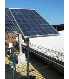 Tracker solar cu structura din profile cu un ax, instalatii solare fotovoltaice tracker, sisteme solare fotovoltaice