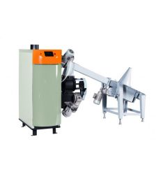 cazan pe lemne si rumegus,cazan combustibil solid