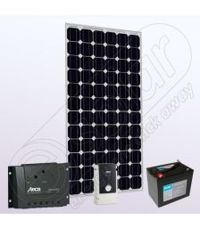 Kit fotovoltaic solar stand alone cu invertor IPM200W-550W-8.8F-8A-76Ah