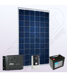 Kituri solare electrice off-grid pentru case cu invertor IPP200W-550W-8.8F-8A-76Ah