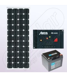 Sistem solar fotovoltaic stand alone IPM100W-12V-5A-33Ah