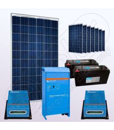 Sisteme solare electrice independente cu invertor IPP200Wx8-2000W-VIC40MPPTx2-150Ahx2