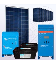 Sisteme solare fotovoltaice de sine statatoare cu invertor IPP200Wx10-3000W-VIC70MPPT-205Ahx2