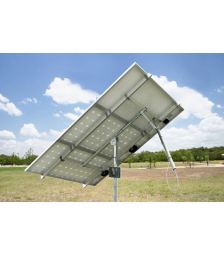 Celule solare fotovoltaice instalate pe trackere Orizont Uno 0.9 KWp