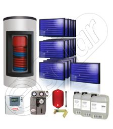 Panouri solare Idella si boiler Kombi set 16x1-1000.200.2KS