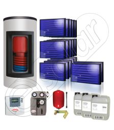 Panouri solare Idella si boiler Kombi set 17x1-1500.200.1KS