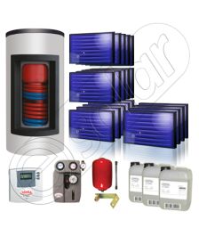 Panouri solare Idella si boiler Kombi set 19x1-1000.200.2KS