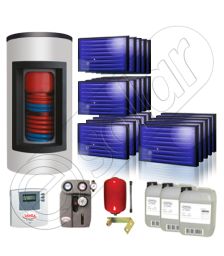 Panouri solare Idella si boiler Kombi set 20x1-1000.200.2KS