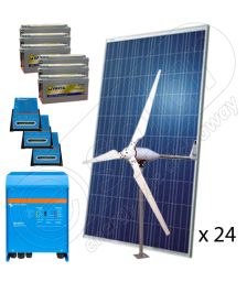 Sistem fotovoltaic hibrid cu eoliana 8KW-Hi-QVM