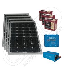 Kit fotovoltaic solar pentru barci 220V 660Wh