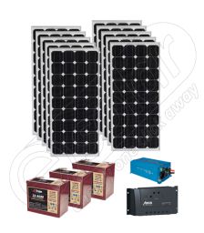 Kit incarcator solar mic mobil 220V 2.6kWh