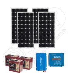 Kit solar portabil pentru camping cu invertor 220V 1060Wh
