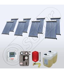 Pachetele de panouri solare cu tuburi vidate fabricate in China fara boiler SIU 8x10