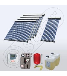 Panourile solare pachete cu tuburi vidate pentru apa menajera SIU 1x10-4x20 pentru duplexuri